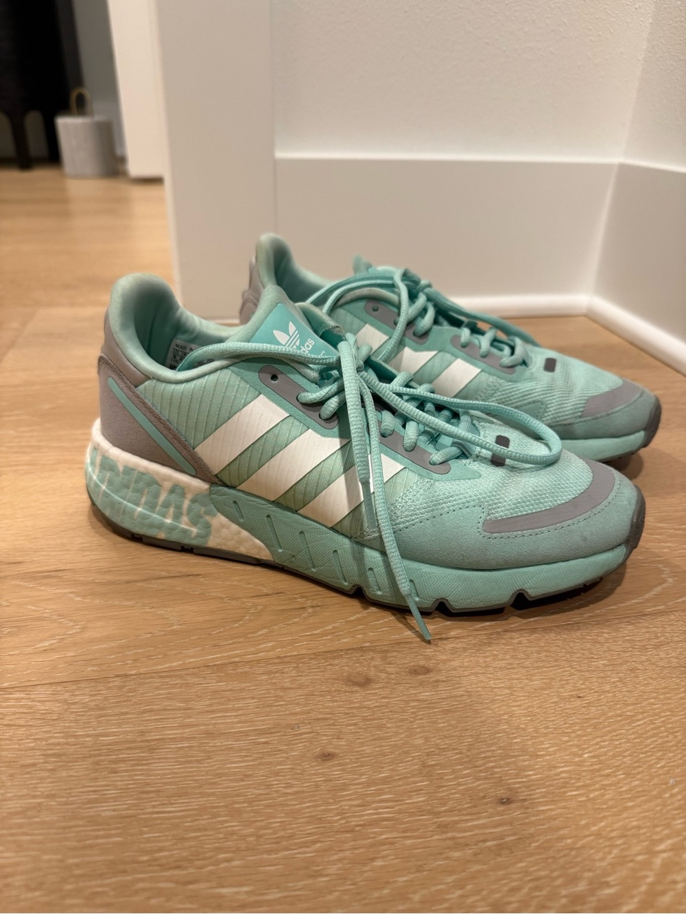 adidas Women's Mint Teal ZX Runner Sneakers